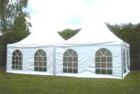 Application typique - ancrage d’un petit chapiteau.