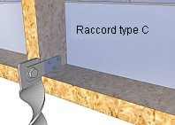 Ancrage au sol Visdeterre, et raccord type C