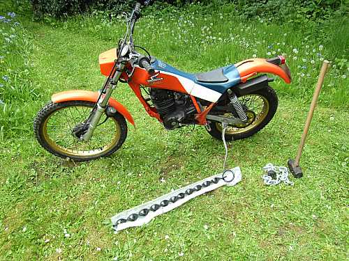 Ancrage pour moto, type AT Visdeterre