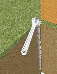 Systeme ancrage vis de terre 4