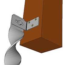 Utilisation d'un raccord B303 pour securiser une table